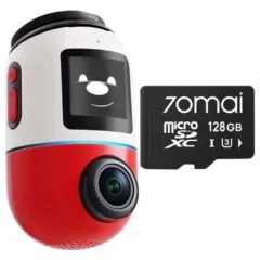 70mai Omni X800 4K Red + card 70mai SD 128GB