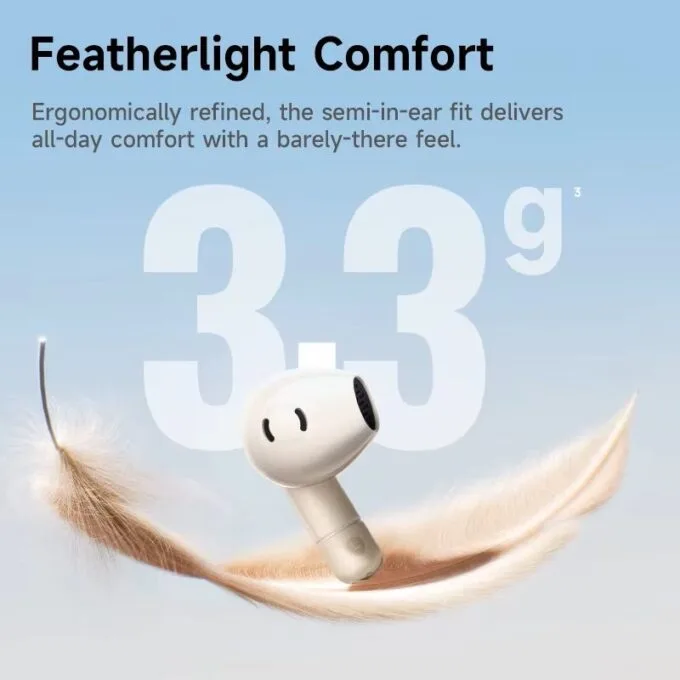 Baseus Headphones In Ear TWS BS2 Lite, SuperBass 2.0, Bluetooth 6.0, IP55, Black — image 2