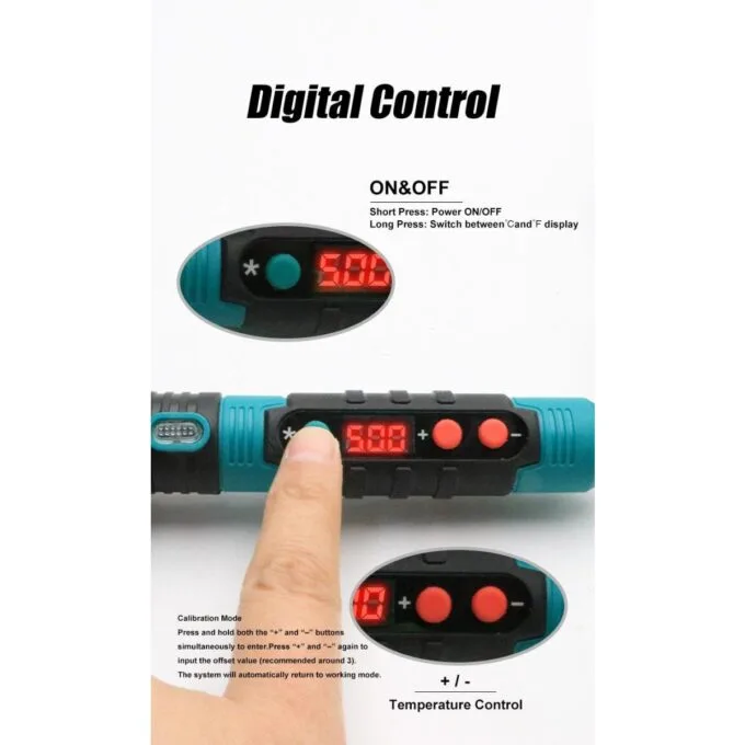 Proskit Soldering Iron with Digital Temp.Control 150W SI-253 — image 8
