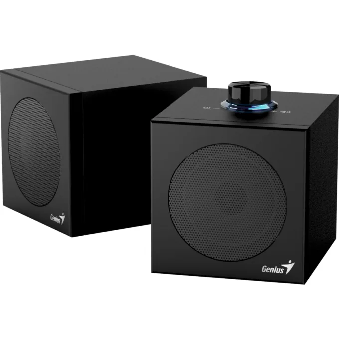 Genius PC Speakers 2.0 USB Audio 4W RMS USB-A+C SP-HF300U Black — image 1