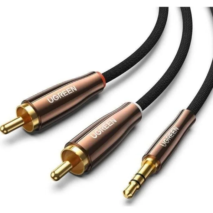 Ugreen 2x RCA (Cinch) jack 3.5mm, 2m black — image 1