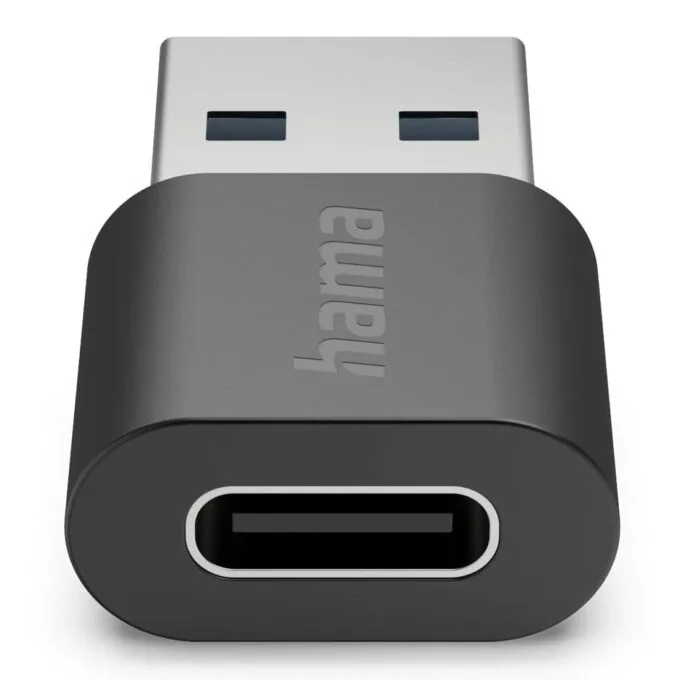 Hama USB-C adapter USB-A connector USB-C socket generation 2 USB 3.2 transfer 10Gbit/s — image 2