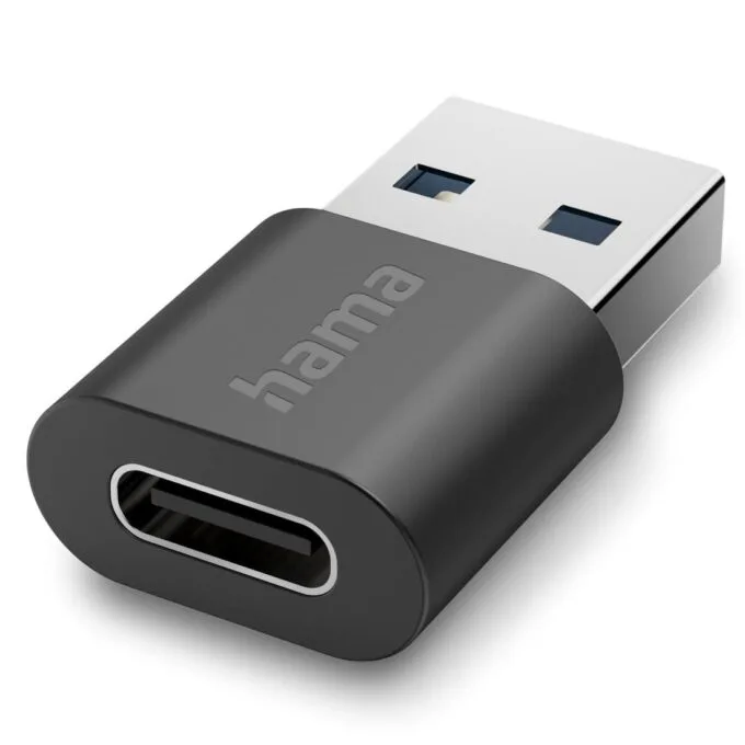 Hama USB-C adapter USB-A connector USB-C socket generation 2 USB 3.2 transfer 10Gbit/s — image 4