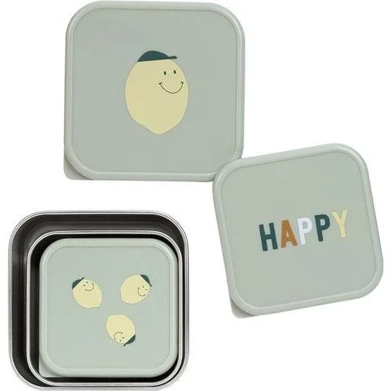 Lassig Happy Fruits Lemon 3 pcs green — image 2