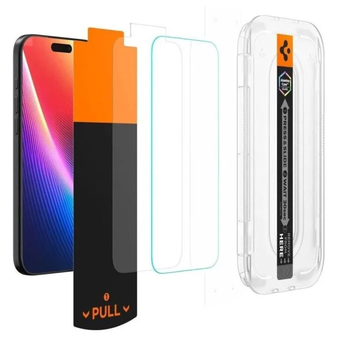 Spigen GLAS.TR "EZ Fit Pro" for Apple iPhone 16 Pro Max/17 Pro Max transparent — image 6