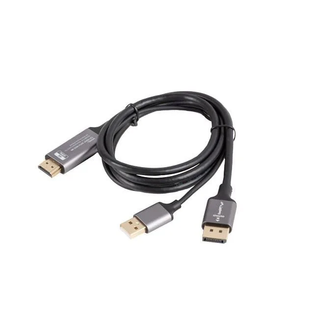 Lanberg HDMI(M) cable - DisplayPort(M) 1m 4K black — image 2