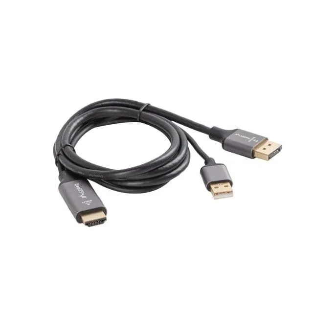 Lanberg HDMI(M) cable - DisplayPort(M) 1m 4K black — image 4
