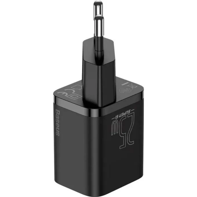 Baseus Super Si Quick Charger 1C 25W with USB-C cable for USB-C 1m (black) — image 3