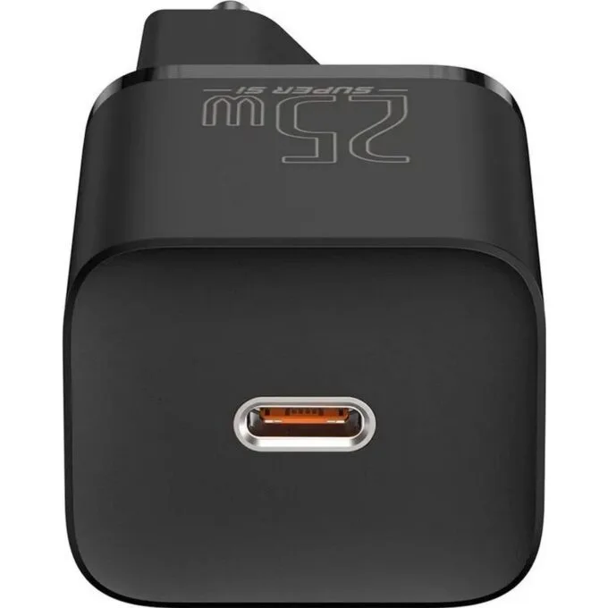 Baseus Super Si Quick Charger 1C 25W with USB-C cable for USB-C 1m (black) — image 4