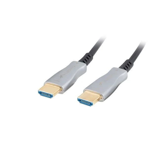 Lanberg HDMI cable v2.0 M/M 80m optical AOC black — image 1