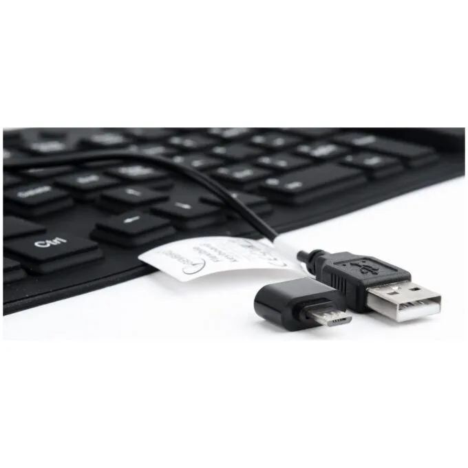 GEMBIRD silicone flexible waterproof USB with OTG black function — image 4