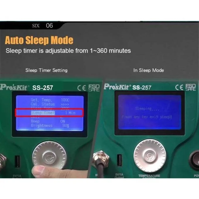 Proskit SS-257B Soldering Station with LCD Display — image 10