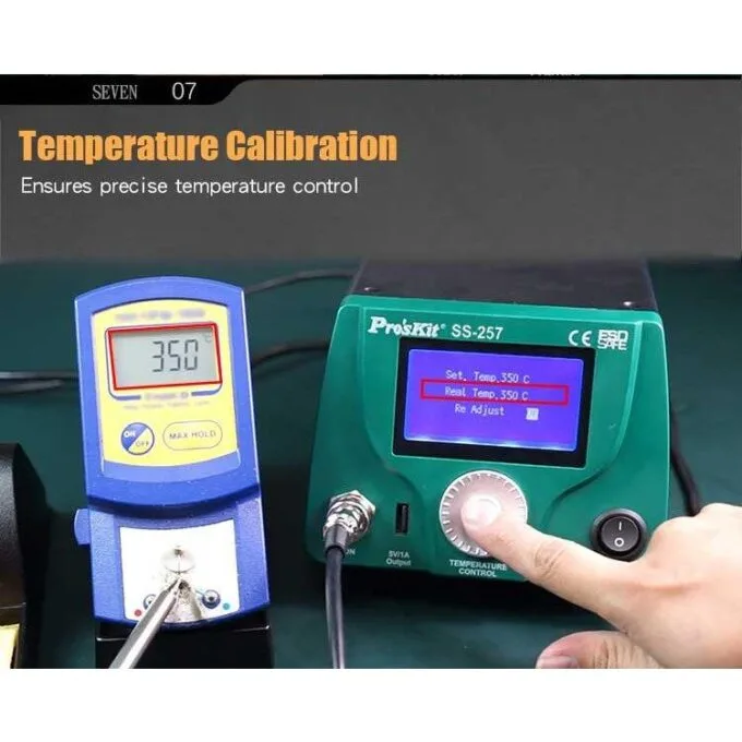 Proskit SS-257B Soldering Station with LCD Display — image 11