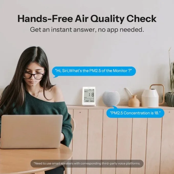 Sonoff Smart Sensor AirGuard For PM2.5/PM10 With Matter (Air Quality Monitor) — image 6