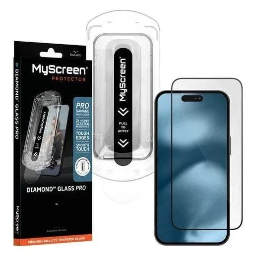 MyScreen Diamond Glass Pro Fit Frame to Apple iPhone 17 Pro — image 1
