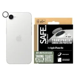 PanzerGlass Safe Rings Lens Protector for Apple iPhone 16e transparent