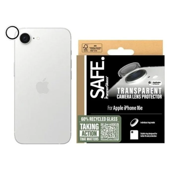 PanzerGlass Safe Rings Lens Protector for Apple iPhone 16e transparent — image 1