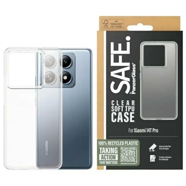 PanzerGlass SAFE Hardcase do Xiaomi 14T Pro transparent — image 1