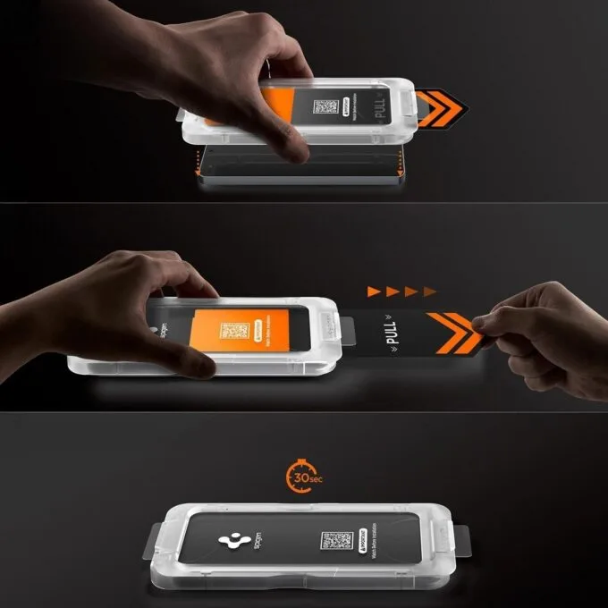 Spigen Glas.TR "EZ Fit Pro AC" HD for Samsung Galaxy S26 Black - 2 pcs — image 13