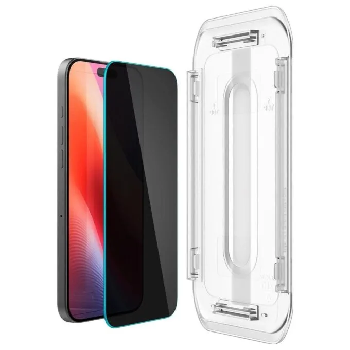 Spigen GLAS.TR “EZ FIT” 2-Pack iPhone 16 Pro Max / 17 Pro Max privacy — image 4