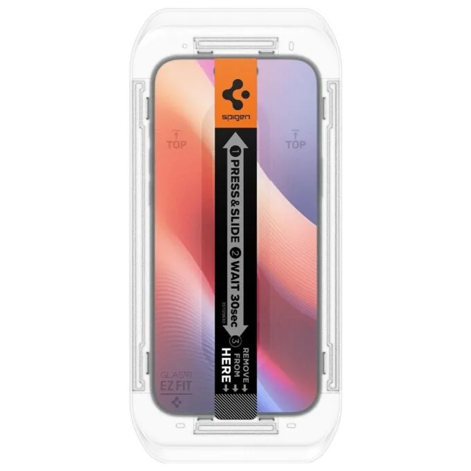Spigen GLAS.TR “EZ FIT” 2-Pack iPhone 16 Pro Max / 17 Pro Max privacy — image 5