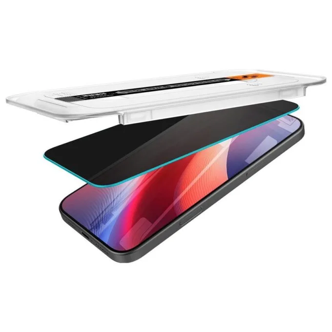 Spigen GLAS.TR “EZ FIT” 2-Pack iPhone 16 Pro Max / 17 Pro Max privacy — image 6