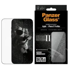 PanzerGlass Ceramic II Ultra-Wide Fit EasyAligner for Apple iPhone 17 Pro Max