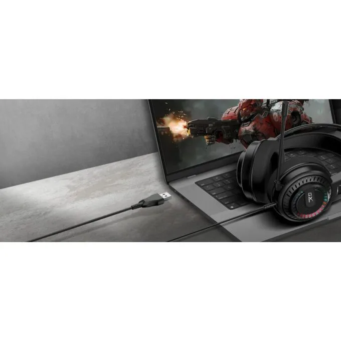 Genius Gaming Headset USB RGB Stereo 50mm HS-GX570U — image 4