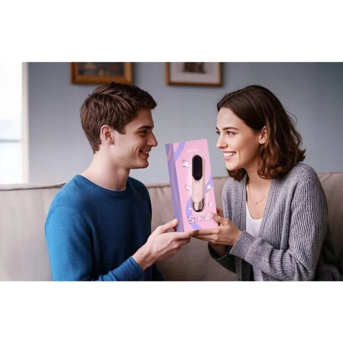 Enchen Comb Straightening Cordless USB-C 4000mAh Pink — image 9