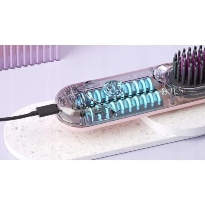 Enchen Comb Straightening Cordless USB-C 4000mAh Pink — image 10