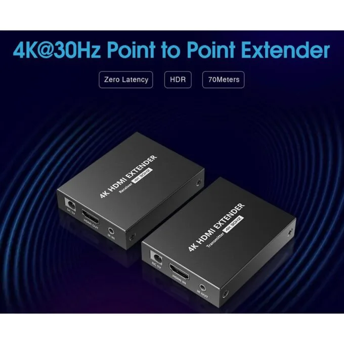 Lenkeng HDMI Extender over Ethernet 70m 1080p POC LKV372N — image 4