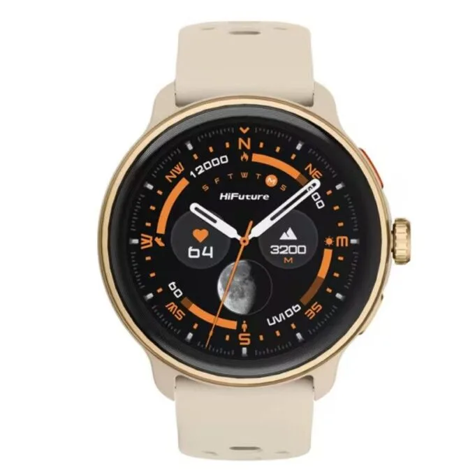 HiFuture Adventure GPS SmartWatch with AMOLED VELA Latte — image 1