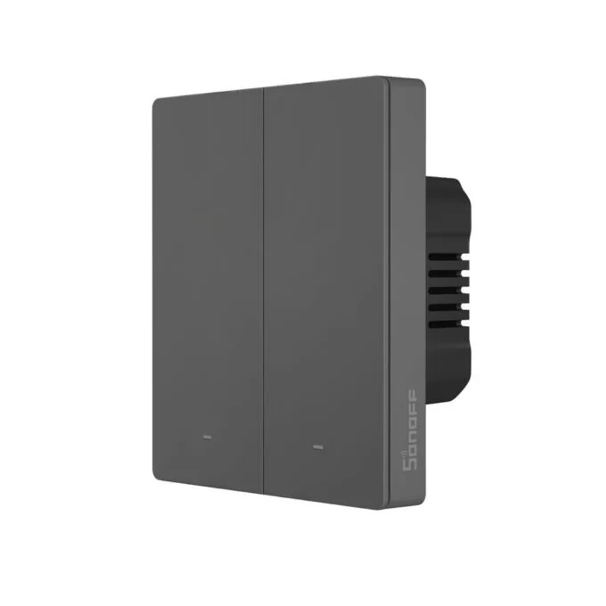 Sonoff M5UK2C WiFi Smart Wall Mechanical Switch 2-Button Grey — image 1