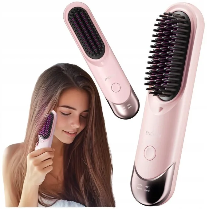 Enchen Comb Straightening Cordless USB-C 4000mAh Pink — image 11