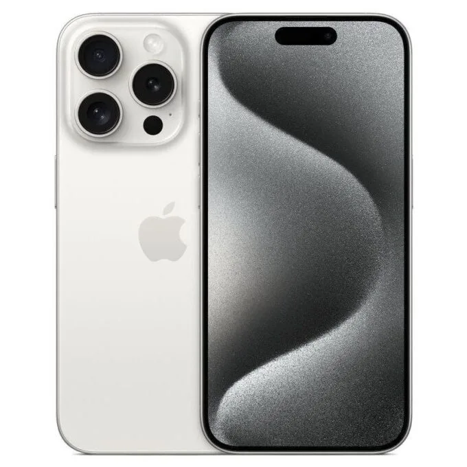 Apple iPhone 15 Pro 256GB Titan White CPO — image 1