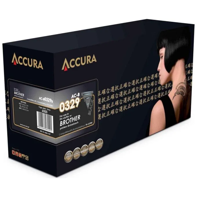Accura toner Brother (TN-329BK) replacement — image 1
