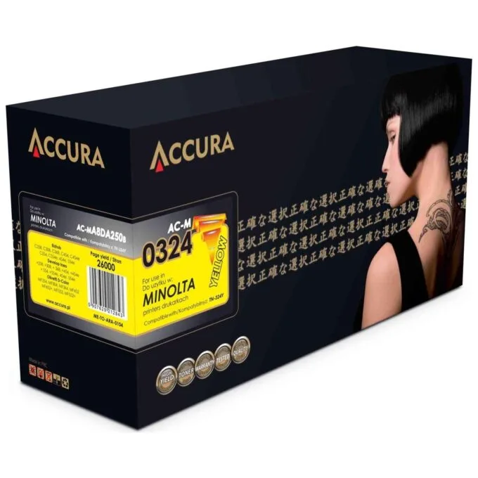Accura toner Minolta (TN-324Y) replacement — image 1