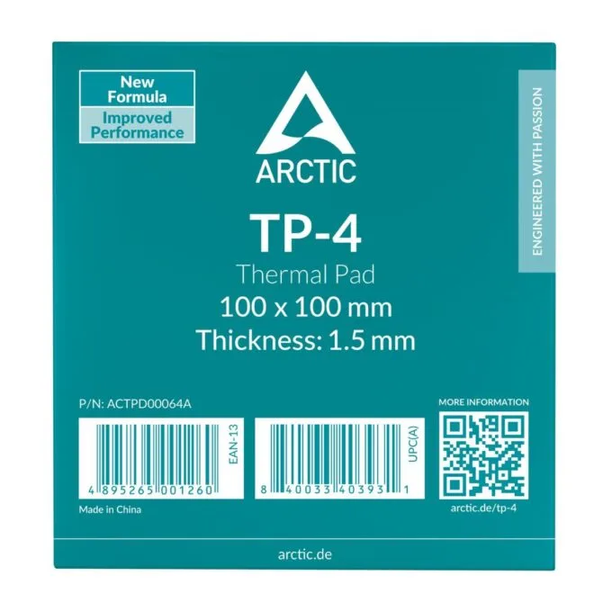 ARCTIC TP-4 100x100mm, 1.5mm Premium Performance Thermal Pad — image 3