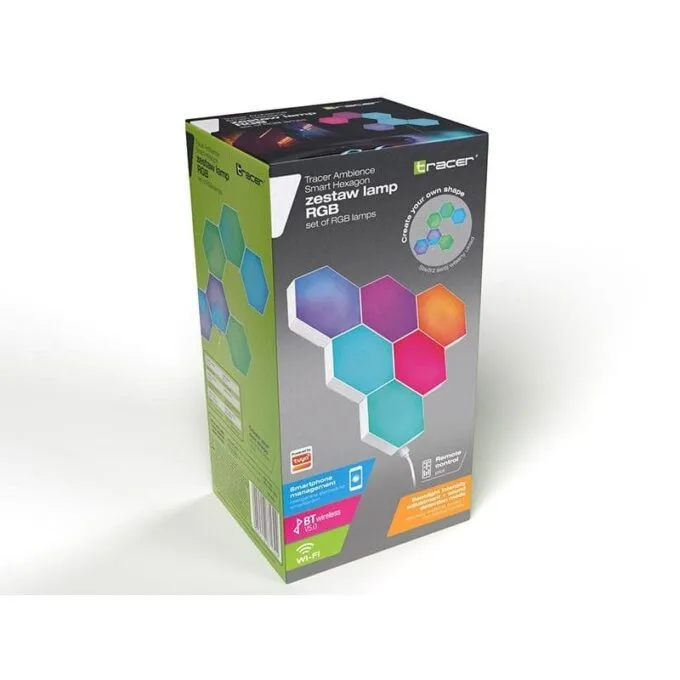 Tracer hexagonal RGB Ambience lamps -Smart Hexagon — image 3