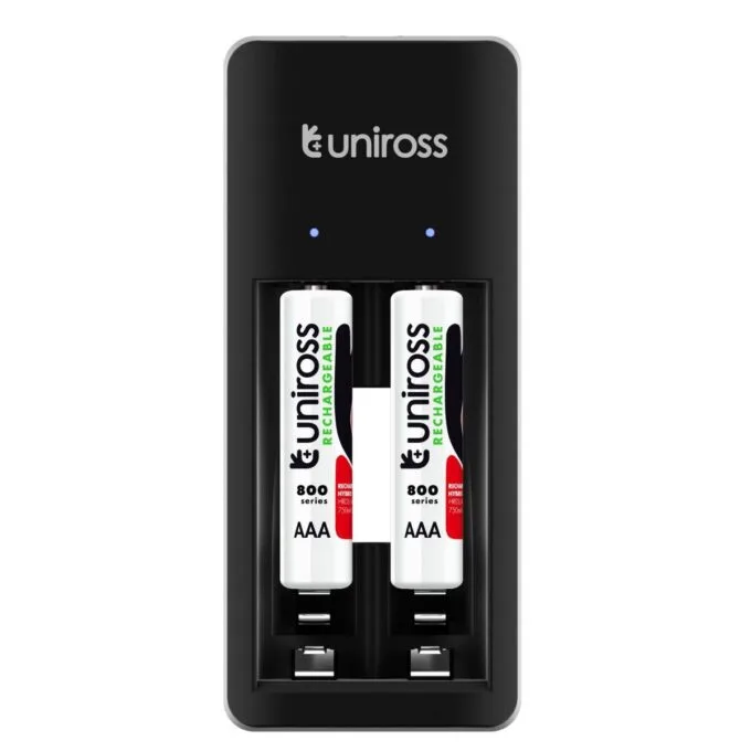 Uniross UCU001B USB Compact Mini Charger with 2x AAA 600 Batteries — image 3