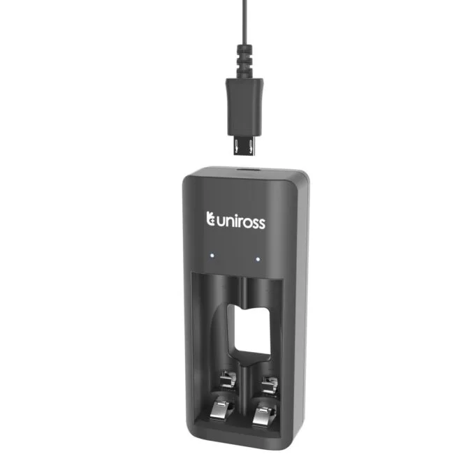 Uniross UCU001B USB Compact Mini Charger with 2x AAA 600 Batteries — image 4