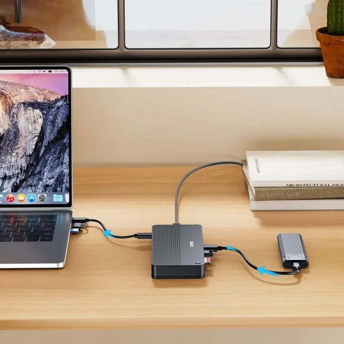Unitek KVM Switch 2 PCs 2 monitors 4K — image 7