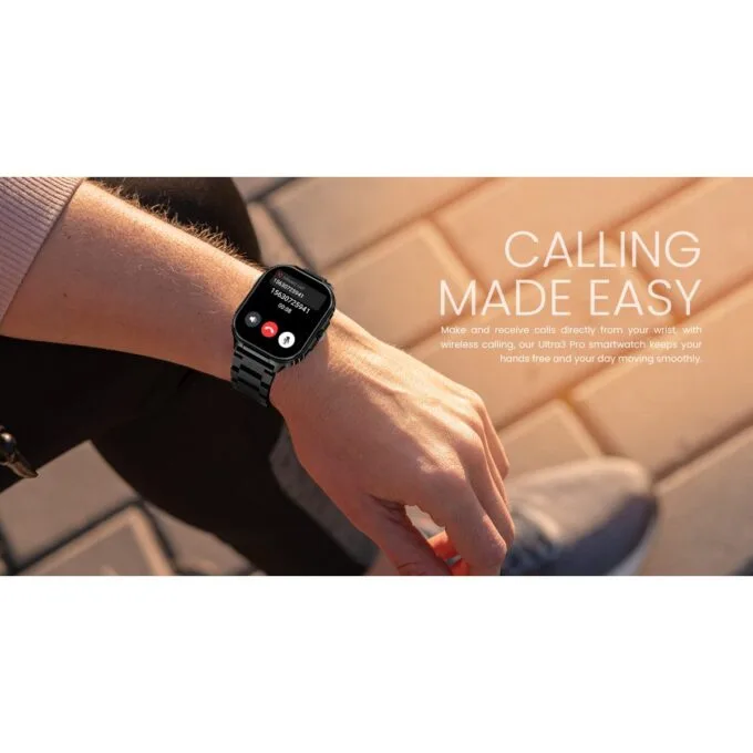 HiFuture Luxury Sport SmartWatch ULTRA 3 Pro Stainless Steel AMOLED Black — image 13