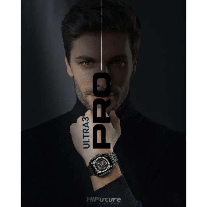 HiFuture Luxury Sport SmartWatch ULTRA 3 Pro Stainless Steel AMOLED Black — image 10