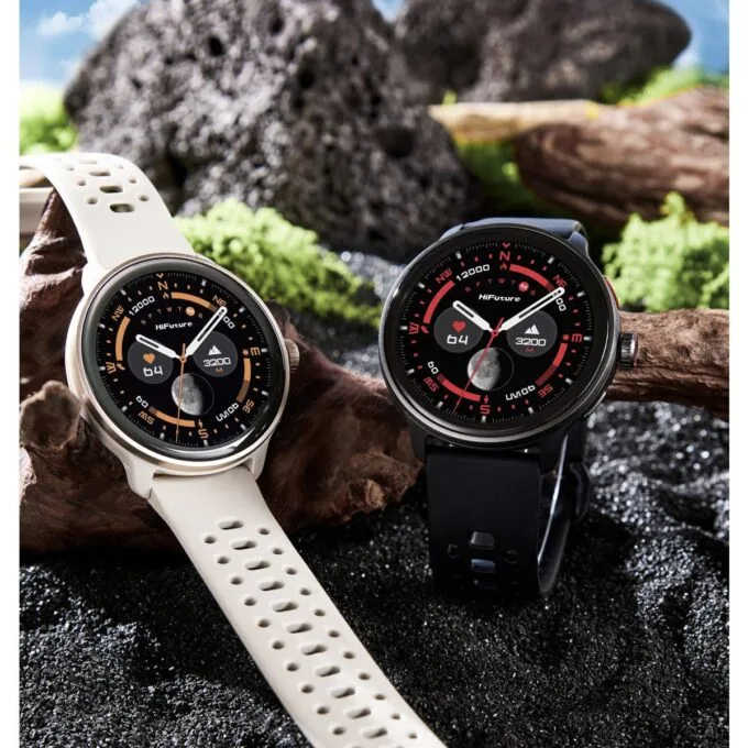 HiFuture Adventure GPS SmartWatch with AMOLED VELA Latte — image 2