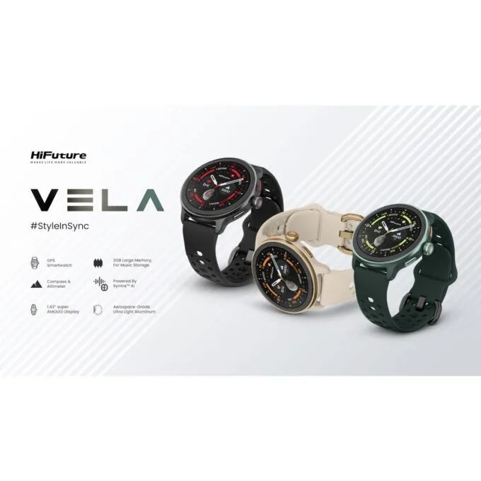 HiFuture Adventure GPS SmartWatch with AMOLED VELA Latte — image 4