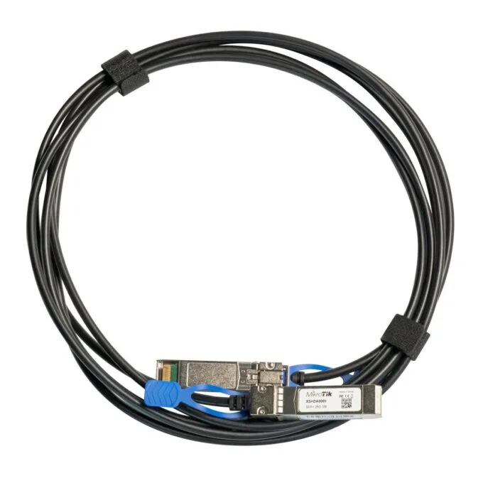 MikroTik XS+DA0001 SFP+ Direct Attach Cable 1m — image 1
