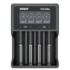 XTAR VC4SL 3A Charger w/Display 4-Slots Lithium/NIMH 10440 to 32650