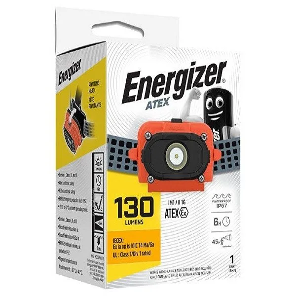 Energizer Light Headlight 130 Lumens & 6 Hrs IP67 - ATEX — image 1