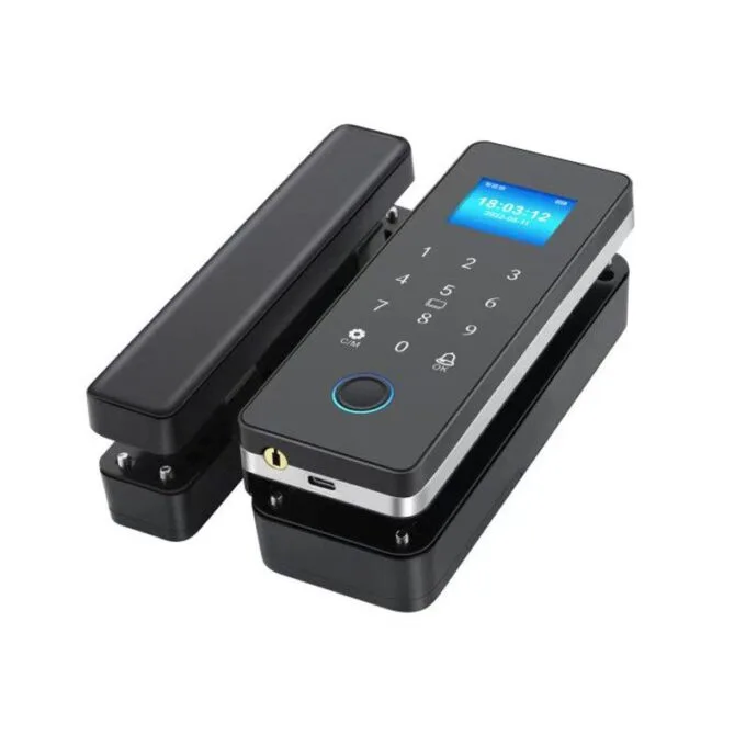 Zudsec Standalone Door Lock Metal For Glass Doors With Fingerprint-WiFi — image 3